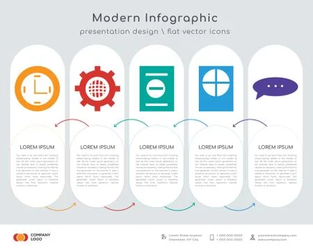 Browser infographics design Stock Illustration