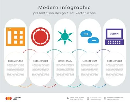 Browser infographics design イラスト素材
