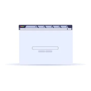 Browser interface icon, cartoon style 스톡 일러스트