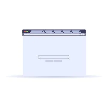 Browser interface icon, cartoon style 스톡 일러스트