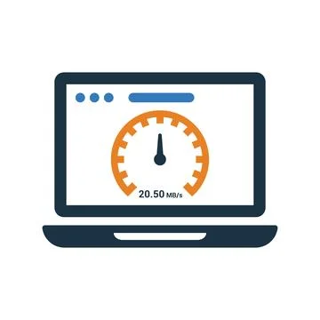 Browser, network, speed icon. Simple editable vector graphics. Stock Photos