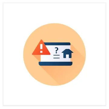 Browser notification flat icon イラスト素材