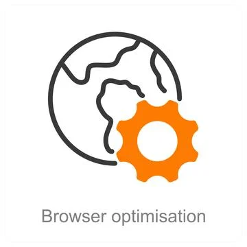 Browser optimisation Stock Illustration