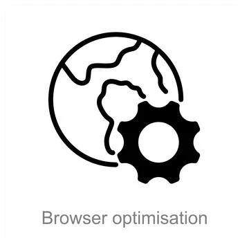 Browser optimisation 스톡 일러스트
