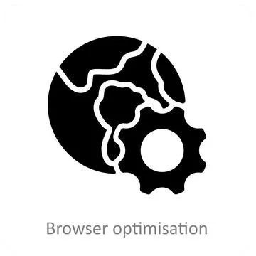 Browser Optimisation 스톡 일러스트