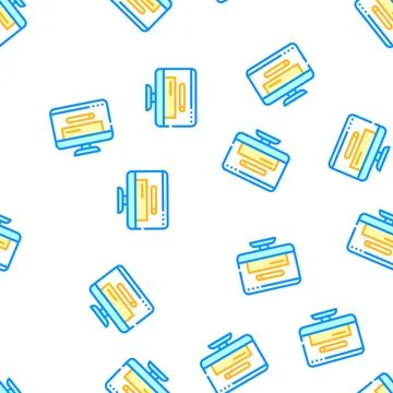 Browser search operating system vector seamless pattern Stockillustratie