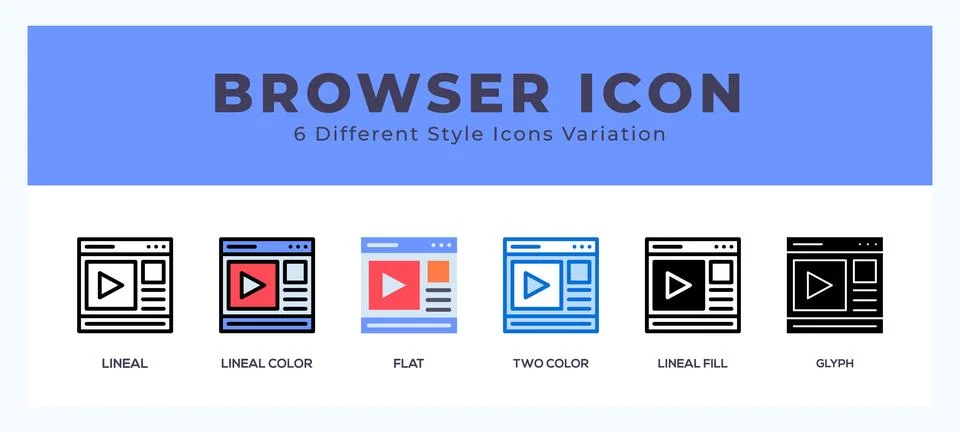 Browser symbol. logo. icon vector illustration. Stock Illustration