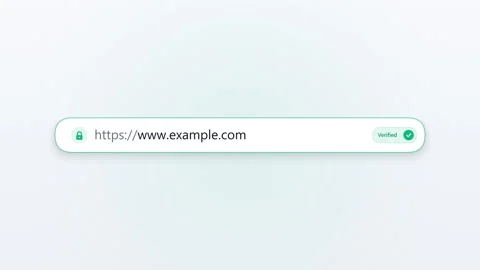 Browser url search autocomplete Stock Footage 347499661