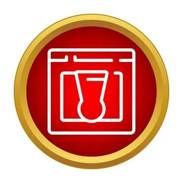 Browser warning displaying internet security error notification Ilustración de archivo