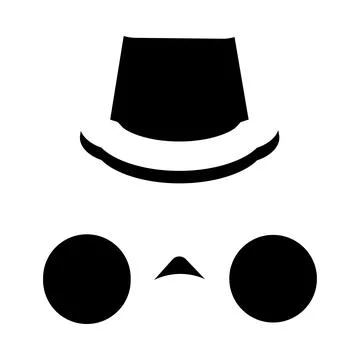 Browser, web, incognito, browser web page incognito access icon Illustrazione stock