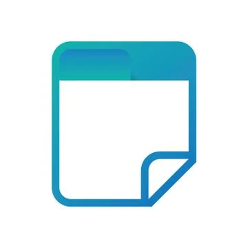 Browser web interface Stock Illustration