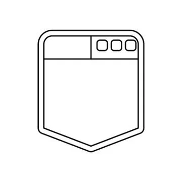 Browser web interface イラスト素材