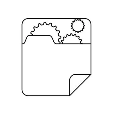 Browser web interface Stock Illustration
