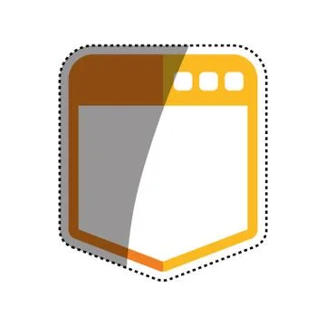 Browser web interface Stock Illustration