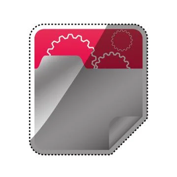 Browser web interface Stock Illustration