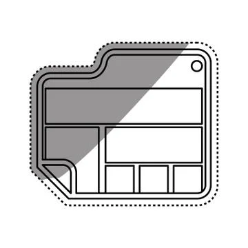 Browser web interface 스톡 일러스트