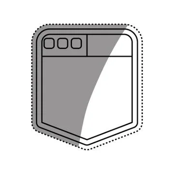 Browser web interface Stock Illustration