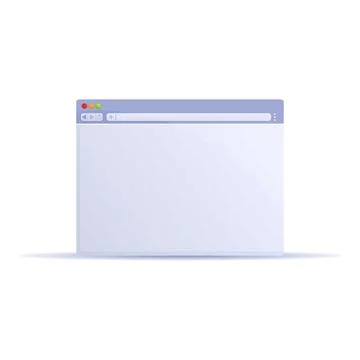 Browser website icon, cartoon style 스톡 일러스트