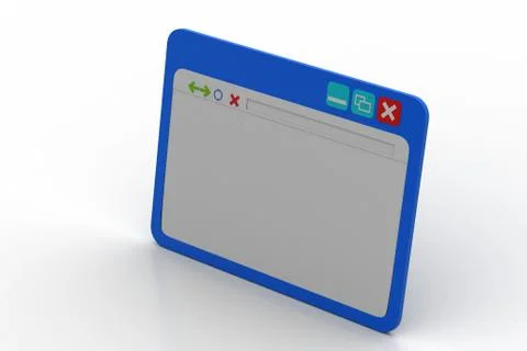 Browser window Free Stock Illustration