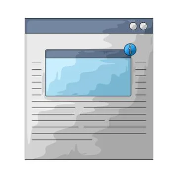 Browser window illustration Stock Illustration