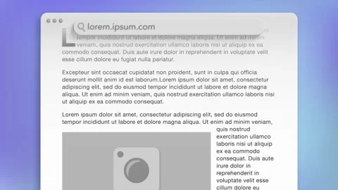 Browser window opening animation with entry of a phrase, and space for pres.. Stock-Footage 265014349