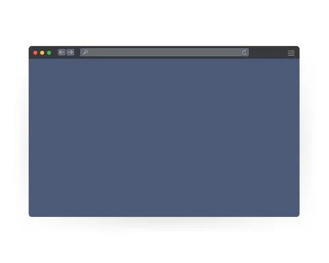 Browser window vector illustration. Browser or web browser in flat style. Win 库存插图