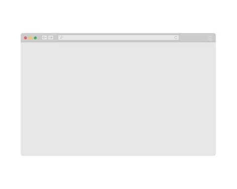 Browser window vector illustration. Browser or web browser in flat style. Win 库存插图
