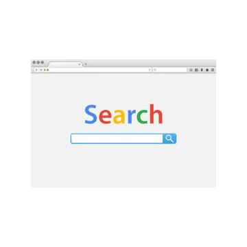 Browser window vector illustration 库存插图