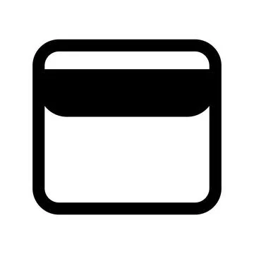 Browsers icon line isolated on white background. Black flat thin icon on mo.. Stock Illustration