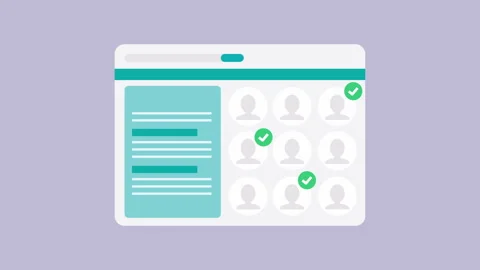 Browsing bio data for job selection, Shortlist CV, Right candidate for Job Stock Footage 335608017
