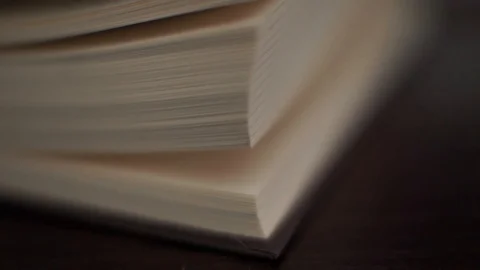 Browsing book pages close up shot shallow depth of field2 Stock Footage 115662184