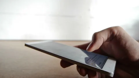 Browsing emails on smartphone Stock Footage 56767677