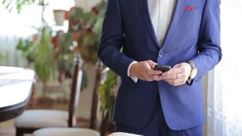 Browsing information on smart Stock Footage 72490496