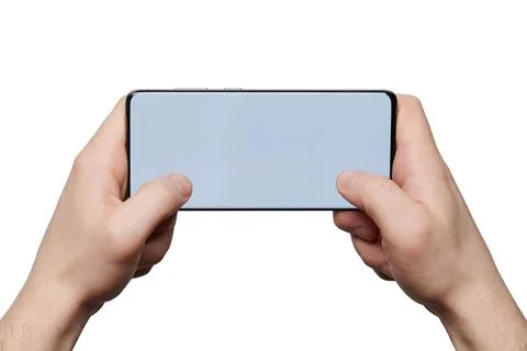 Browsing internet on smartphone Stock Photos