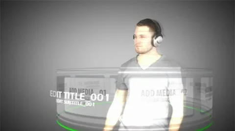 Browsing Music and Dancing (Monochrome, Purple, Red) Stock After Effects