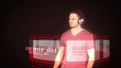 Browsing Music and Dancing (Red) Stock After Effects