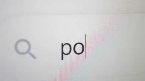 Browsing porn on the internet google search bar. Stock Footage 235671513