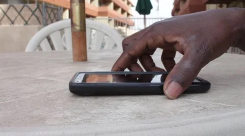 Browsing on Smart phone Stock Footage 48381401