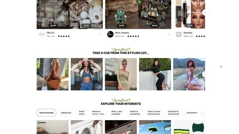 Browsing on Temu online shopping Stock Video Pond5