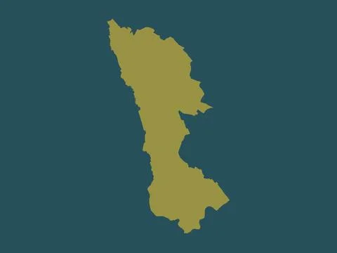 Broxtowe, England - Great Britain. Solid color shape Stock Illustration