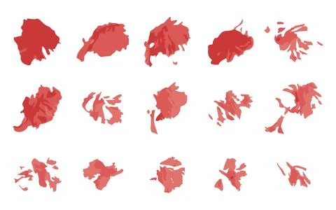 Bruches red Stock Illustration