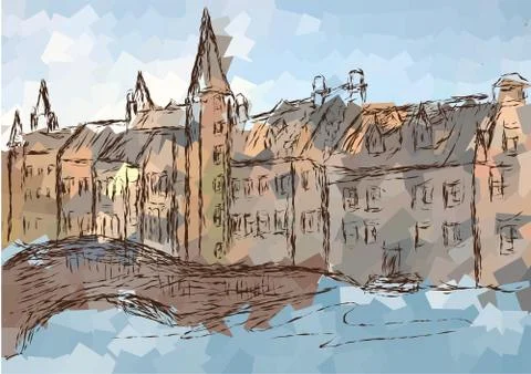 Bruges Stock Illustration