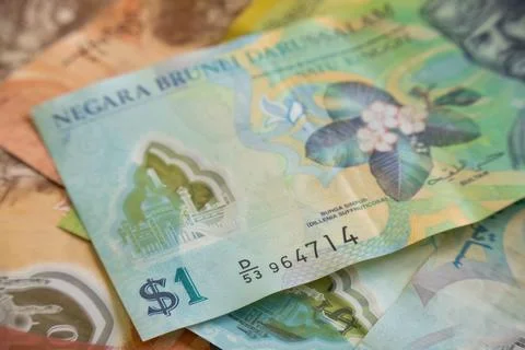 Brunei $1 note Foto stock
