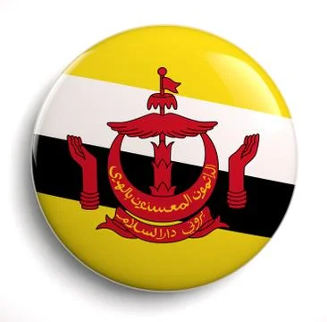 Brunei flag Stock Illustration