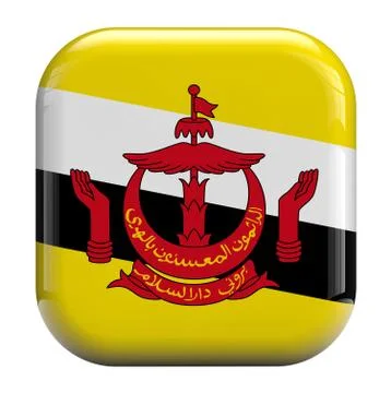 Brunei flag image icon Stock Illustration