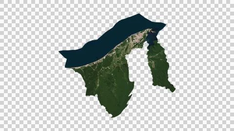 Brunei Map Stock Illustration