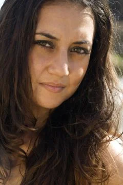 Brunette close-up. Stock Photos