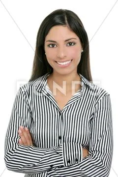 Brunette from India bussinesswoman student Stock Photos