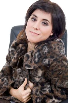 Brunette Foto stock