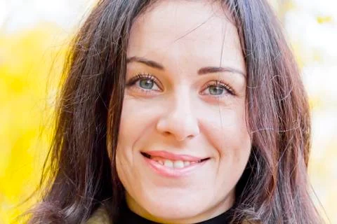 Brunette Foto stock